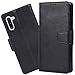 Arae Wallet Case for Samsung Galaxy Note 10 / Note 10 5G PU Leather flip case Cover [Stand Feature] with Wrist Strap and ID&Credit Cards Pocket for Galaxy Note 10 6.3 inch, Black