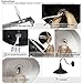Jeteven Metal 1-light Wall Sconce Lamp Shade Industrial Gooseneck Barn Light Fixtures for E27 Bulb, Black