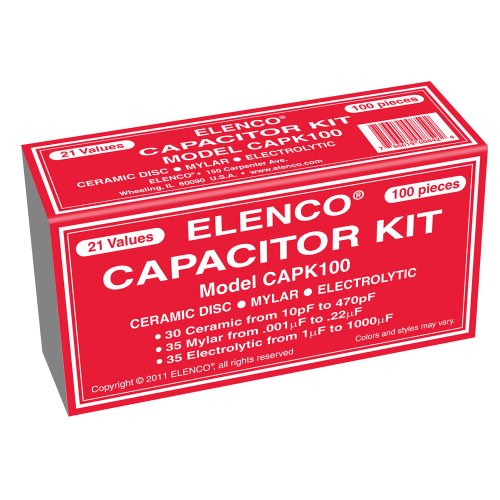 Elenco  100 Capacitor Component Kit - CAPK-100