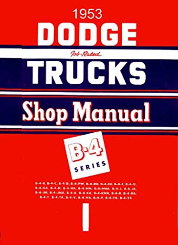Click Here to See More Images 1953 Dodge Truck Shop Service Repair Manual Engine Drivetrain Electrical Body OEM