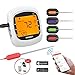 Wireless Meat Thermometer for Grilling, Bluetooth Meat Thermometer Digital BBQ Cooking Thermometer with 4 Probes, Alarm Monitor Cooking Thermometer for Barbecue Oven Kitchen, Support IOS & Android primary