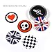 GoBadges WA02 Black Jack Wheel Cap for Mini Cooper