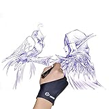 Ugee GL-01 Artist Glove for Drawing Tablet Free Size, 1 Unit for left-handed or right-handed- Black