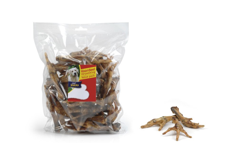 Other Beeztees Chicken Feet Value Pack 500g, clear