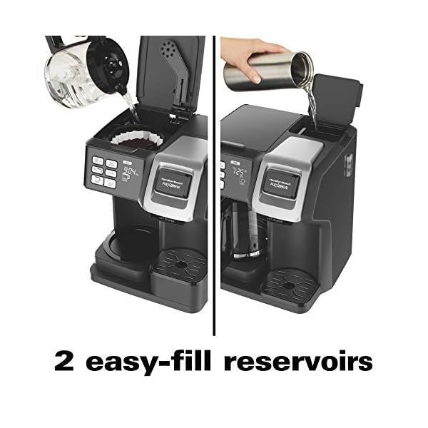 Hamilton Beach FlexBrew Trio 2Way Coffee Maker, Compatible with KCup