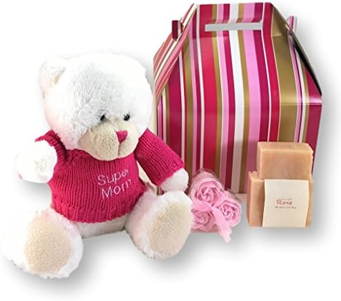 Bath Set for Mom Rose Scented 5 Piece