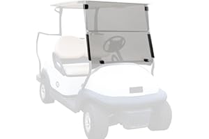 ZIVPLAY Ezgo Golf Cart Windshield Ezgo TXT Windshield Replacement for Front Fits 1995 to 2013 Ezgo TXT and Medalist Models Foldable Tinted UV Protection and Impact Resistant Acrylic Shield