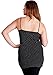 Ladies Plus Size Polka Dot Spaghetti Strap Long Tank Top, Multiple Colors Available
