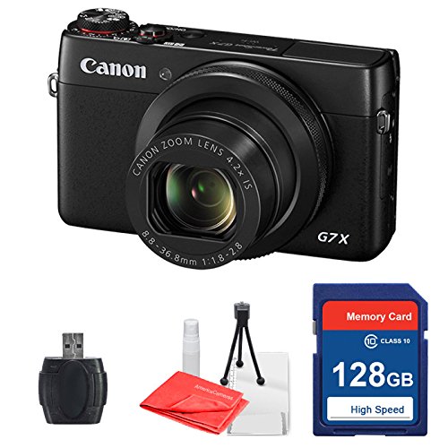 Buy Canon Power G7 X G7X with 128GB Memory Card Deluxe Package Online