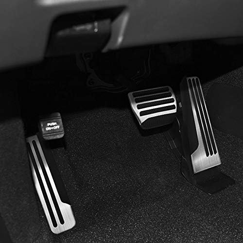 HCDSQSN Car Gas Fuel Brake Foot Rest Pedal Cover Pads Mats For Infiniti Q50 Q60 Q70 QX50 QX70 G25 G35 G37 M25 EX FX Car Styling