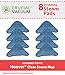 8 Replacements for Hoover Scrubbing Steam Pads Fit WH20200 & WH20300 Steam Mops, Compatible With Part # WH01000, WH01010 & WH20200, Washable & Reusable, by Think Crucial