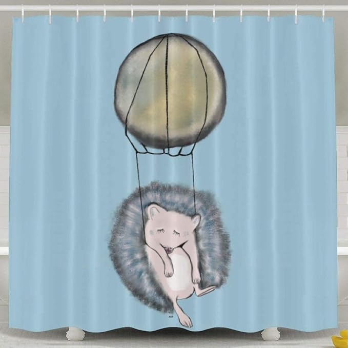 Amazon Com Arsmt Custom Shower Curtain With Hooks Hedgehog Dream
