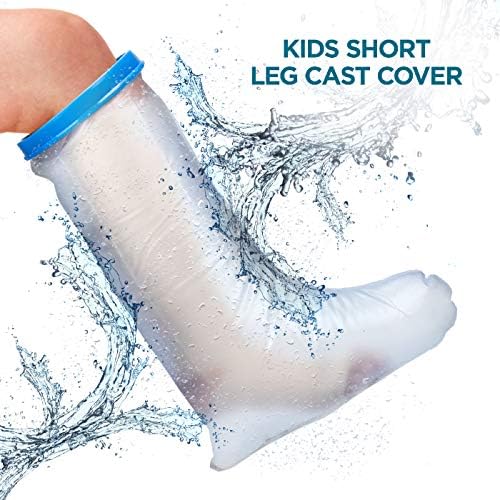 Waterproof Leg Cast Cover for Shower. Reusable, Thick Adjustable