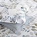 Word of Dream Duvet Cover King Size, 100% Cotton Comforter Cover with Zipper Closure, Ultra Soft and Easy Care, Leaves Pattern, 3 Piece (1 Duvet Cover + 2 Pillow Shams)