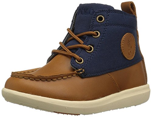 Polo ralph lauren kids boys  ranger sport fashion boot, tan burni…