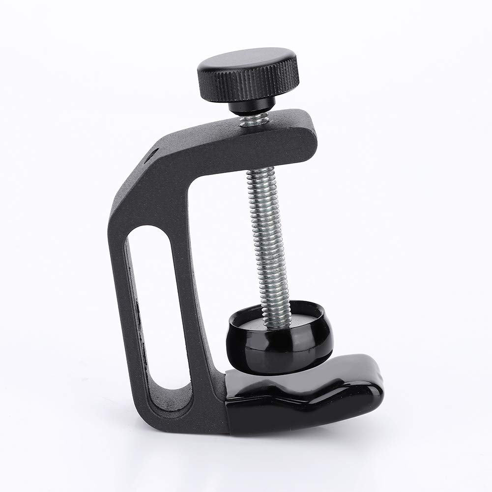Multi-Function C Type Clamp Clip Mount Holder Bracket Replacement for Camera Light Stand Accessory, C Shape Handheld Bracket