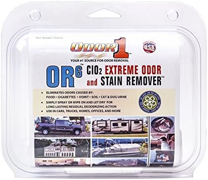 Odor 1 OR6 ClO2 Extreme Odor and Stain Remover 3 Oz Travel Size Neutralizes Odors and Stains