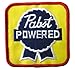 Pabst Powered Patch Iron On Beer