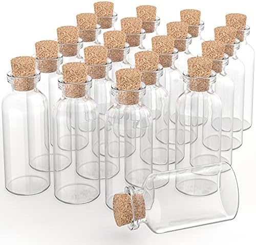 Axe Sickle 10 mL Cork Stopper Glass Bottles