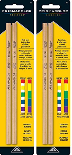 Prismacolor Premier lAFTbn Colorless Blender Pencils, 2 Count (Pack of 2)