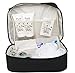 Unisex Toiletry Bag: InsigniaX Travel Cosmetic Organizer For Men, Women, Boys, Girls With Compartments, Handle and Pockets. Size H: 9.8