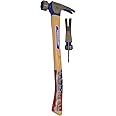 VAUGHAN CF2-HC California Framer Hammer, 19 oz Milled, Nail Starter, Made In The USA, VN11604