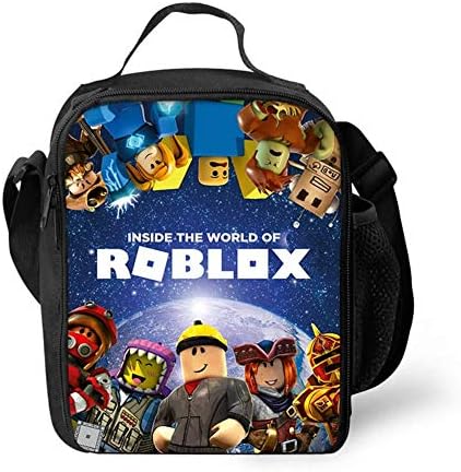 Unlimitedfy Roblox Lunch Box Lunch Bag Waterproof Insulated Portable for School Travel Office