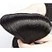 100% Remy Clip in Human Hair Extensions #1B Natural Black Natural Hair 16-22 inch Grade AAAAA 3/4 Full Head 1 piece 5 clips Long Smooth Silky Straight for Women Fashion 22