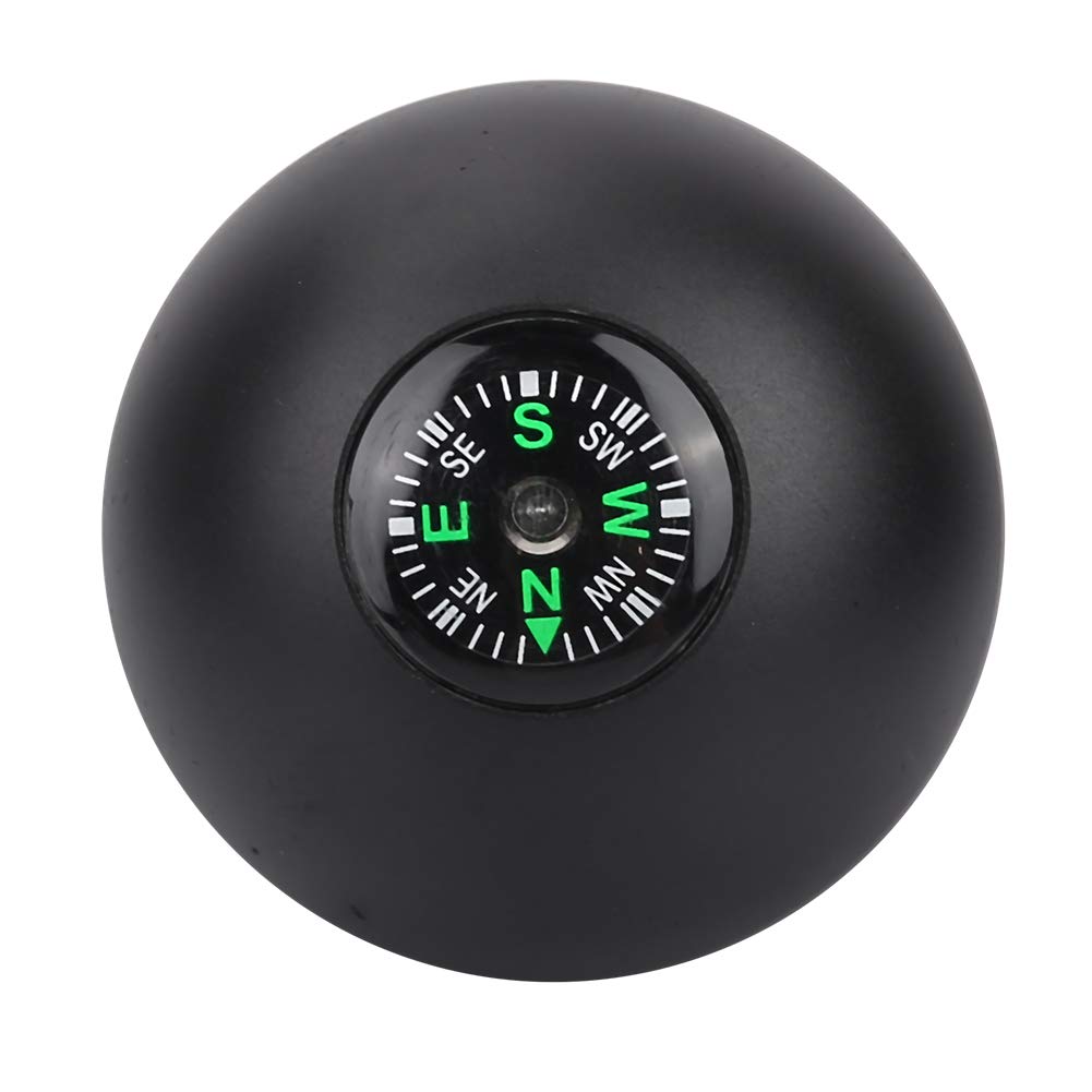 PUSOKEI Monopod Tripod Hand Grip Knob with Compass Design, Aluminium, Black, Suitable for Monopods, Tripods, Outdoor Activities, Hiking, Camping