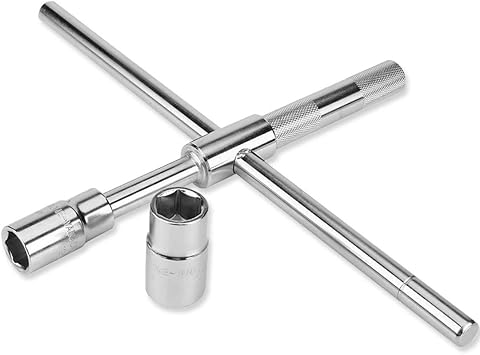 Amazon Shopxj クロスレンチ アルミホイール用 17 19 21 23mm 43サイズ薄型ソケット仕様 ソケットレンチ
