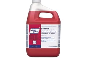 P&G PROFESSIONAL Clean Quick Broad Range Quaternary Sanitizer, Sweet Scent, 1 Gal Bottle, 3/carton