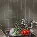 Aspect Peel and Stick 3 in. x 6 in. Glass Backsplash Tile in Leather for Kitchen and Bathrooms (8 Pack)
