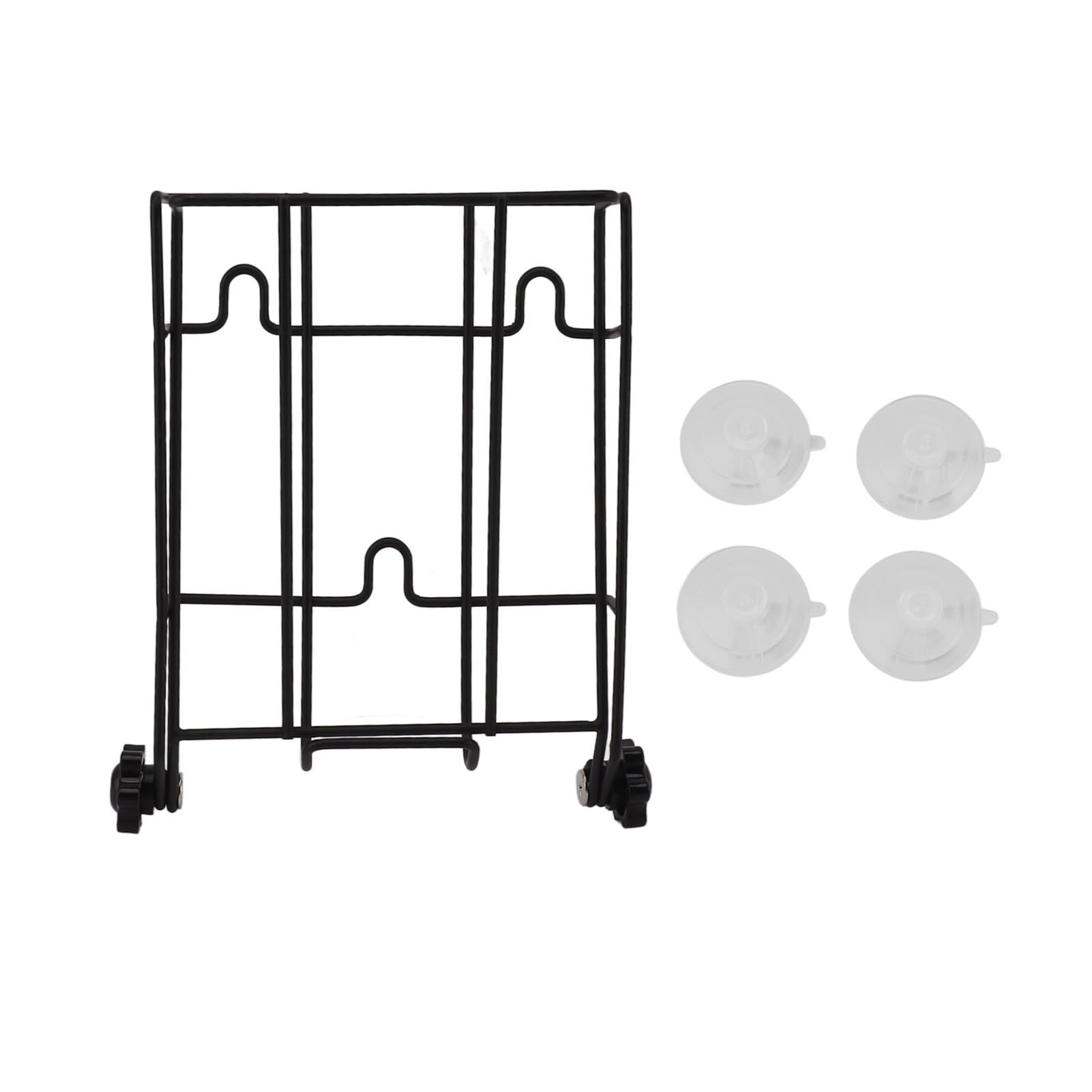 Cryfokt Ice Scoop Holder, Heavy Duty Stainless Steel Ice Maker Scoop Holder, Large Capacity Foldable Shovel Holder for Ice Maker, Kitchen, Freezer, Bar, Party, Wedding (L)