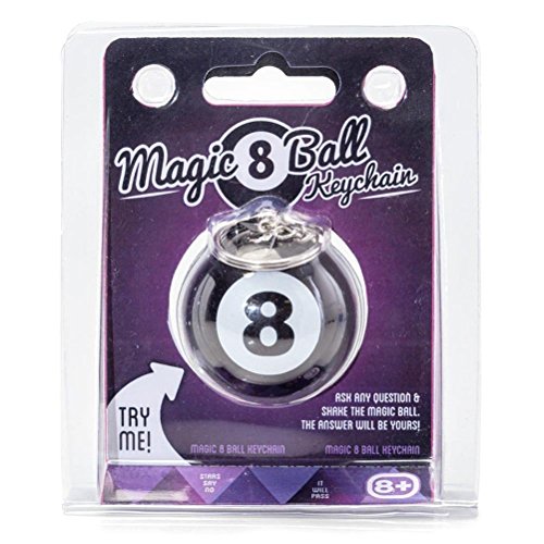 Magic 8 Ball Keychain - Fully Functional Decision Making Ball