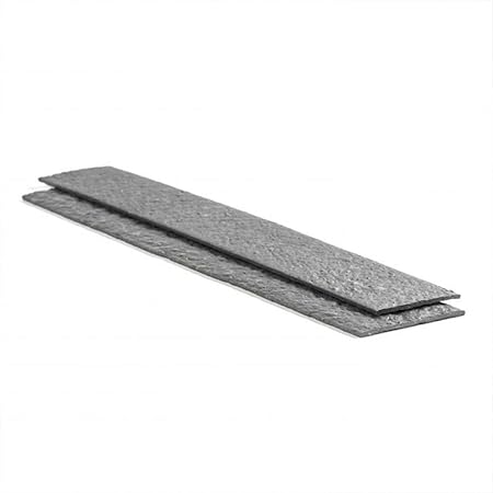 Multi-Edge Ecolat Rasenkante Gerade, 2m x 14cm x 1cm, in Grau, Beeteinfassung aus 100% recyceltem Kunststoff
