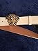 Authentic Versace Medusa Head White Leather Belt