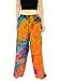 Orient Trail Women's Hippie Bohemian Yoga Pajama Tie-dye Hippie Pants M/L Sunset Orange