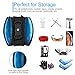 VUP Bike Top Tube Bag, Waterproof Front Frame Bike Bag with Large Storage, Universal Bicycle Motorcycle Handlebar Bag Fits All 4