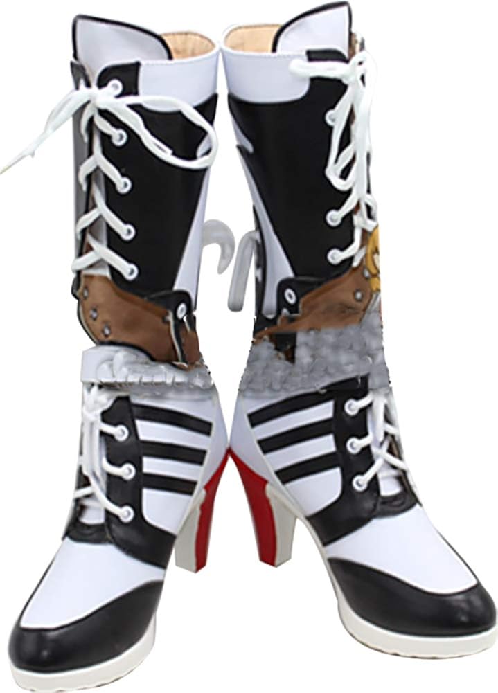 Mingchuan Whirl Cosplay Boots Shoes for Batman Suicide