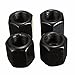 Funnytoday365 4X Black Car Auto Wheel Tyre Tire Stem Air Valve Caps Dust Covers Skull Punisher
