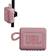 Hermitshell Hard Travel Case for JBL Go 3 / Go 4 Portable Bluetooth Speaker (Bright Pink, Silicone Case)