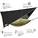 Trekassy 118”x 78” Portable Double Camping Hammock with Removable Mosquito Bug Net, Rain Fly and Tree Straps for Indoor, Outdoor, Backpacking, Travel, Beach, Hiking