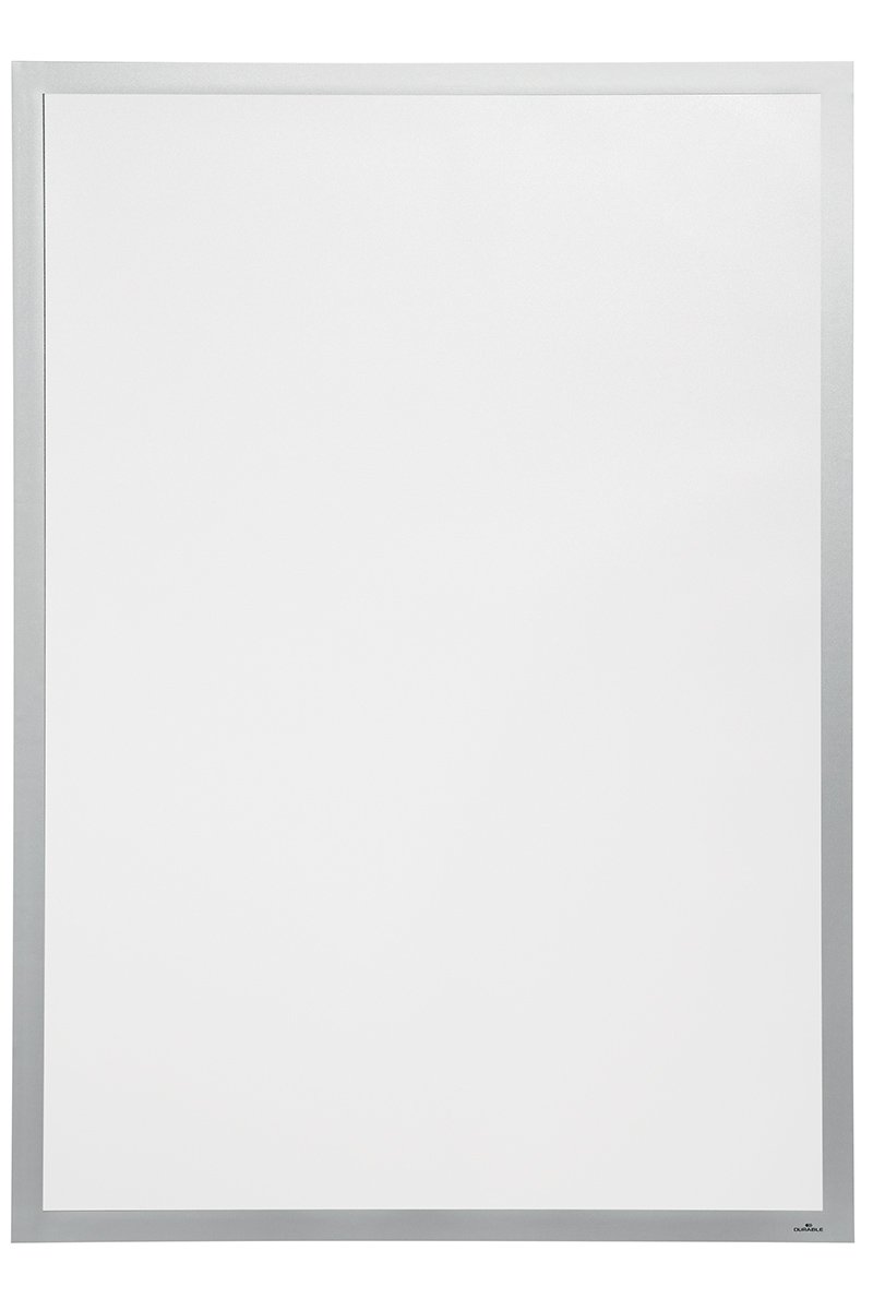 Durable DURAFRAME SUN Static-Cling Magnetic Frame | A2 Format in Silver | Pack of 1 Frames | UV and Heat Resistant | Ideal for Retail Shop Windows
