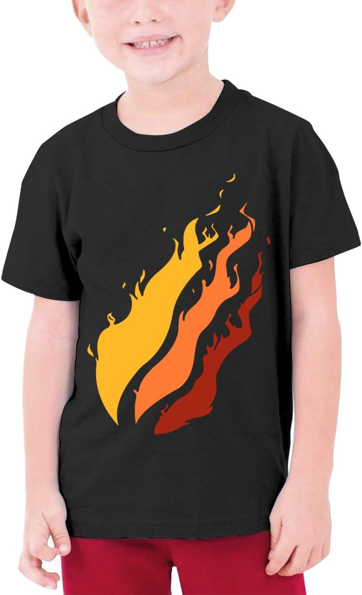 Global Preston-Playz Teen Boys Girls Fire Country Game Short Sleeve T-Shirt