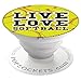 PopSockets Brave New Look  Live Love Softball  PopSockets Cell Phone Stand for Smartphone/Tablet