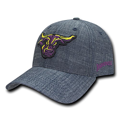 University of Minnesota State Mankato Mavericks Cotton Washed Denim Structured Baseball Ball Cap Hat