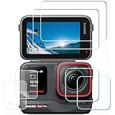 ULBTER Lens Screen Protector for Insta360 Ace Pro [Not for Insta360 Ace] [6 Pcs], insta 360 Ace Pro Tempered Glass 0.3mm 9H H