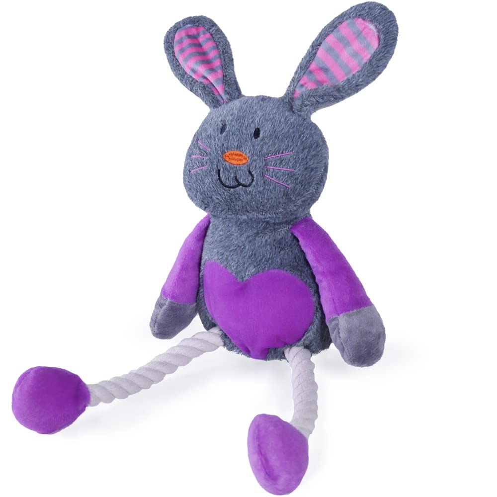 Rosewood Ruby Rabbit Dog Toy, multi-colour