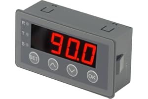 GODIYMODULES Digital Display Meter 0-10V 0-20mA 2-10V 4-20mA Analog Signal Input Panel Meter Standard/RS485/Relay (Standard Edition)