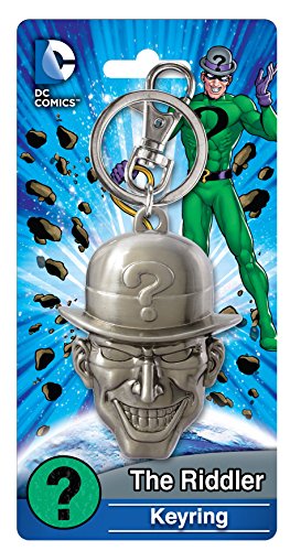 Marvel Riddler Head Pewter Key Ring Action Figure